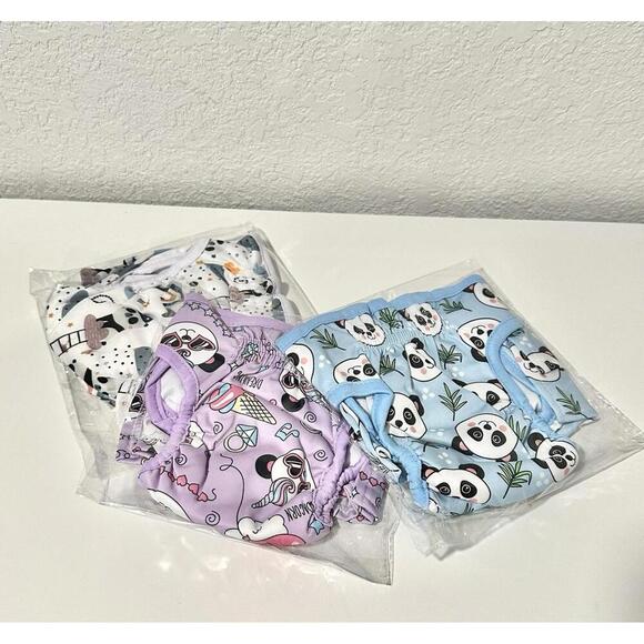 FCFlower - 3 Pack Male Dog Diapers, Reusable Belly Bands for Male Dogs, Size S - Picture 4 of 7